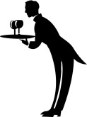 Formal Waiter Clipart