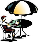 Cafe Patron Clipart