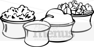 Salsa Guacamole Clipart