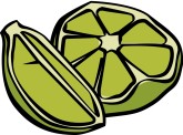 Cut Lime Clipart