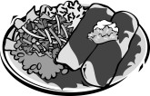Mexican Entree Clipart