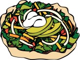 Taco Salad Clipart