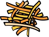 Sweet Potato Fries Clipart