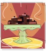Dessert Stand Clipart