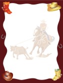 Fun Western  Menu Background
