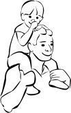 Father Son Clipart