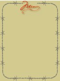 Barbed Wire with Khaki and Red