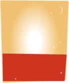 Red Gold Starry Background
