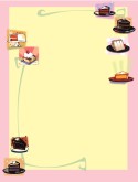 Delicious Cakes Pastel Background