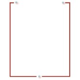 Stars and Red Line Border