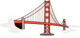 Golden Gate Bridge Clipart
