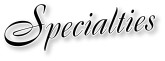 Specialties Black Design