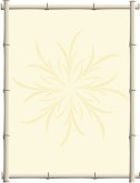 Cream Filled Bamboo with Embossed Background