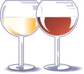 Wine Goblets Clipart