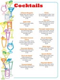 Cocktails Menu