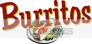 Burritos Word Art