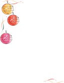 Paper Lantern Border
