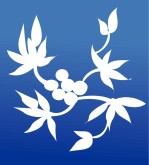 Chinese Leaves and Berries Accent