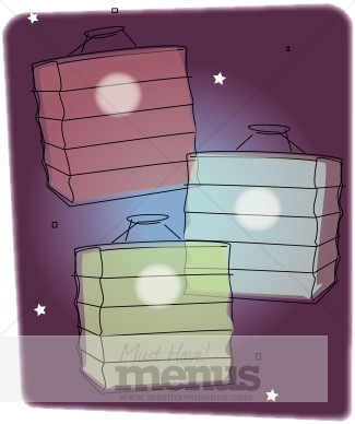 Outdoor Lanterns Clipart