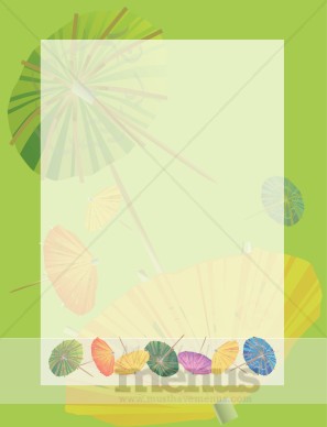Cocktail Umbrellas Background