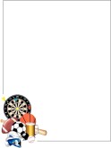 Sport Equipment Border