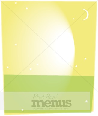 Yellow Lime Starry Background