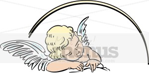 Sleeping Angel Clipart