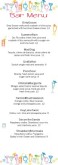 Drinks 2 for 1 Print and Cut Menu
