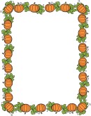 Pumpkin Patch Border