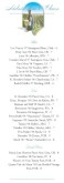 Vineyard Wine Menu