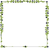 Hanging Olive Branch Border