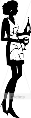 Wine Server Clipart