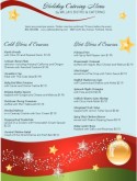 Holiday Dinner Catering Menu