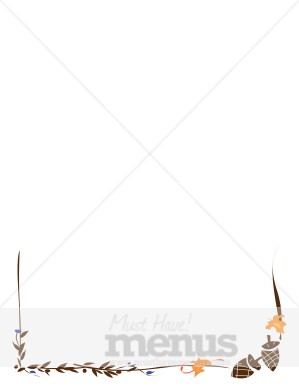 Autumn Leaves Border