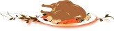 Turkey Dinner Clipart