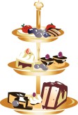 Dessert Tray Clipart
