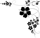 Beautiful Floral Corner Accent