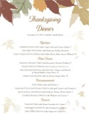Autumn Buffet Menu