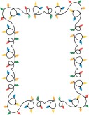 Holiday Lights Border