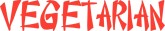 Chinese Vegetarian Word Art