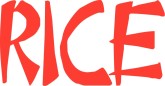 Chinese Rice Word Art
