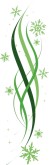Green Christmas Accent