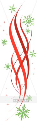 Red Green Christmas Accent