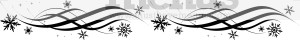 Black Christmas Horizontal Accent