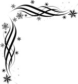 Black Snowflake Corner
