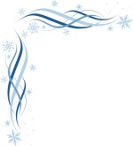 Blue Snowflake Corner
