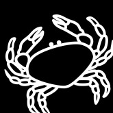 Crab Black Icon