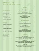 Cool Summer Stripes Menu