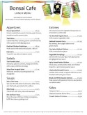Seasonal Sushi Menu
