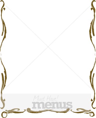 Taupe Brushstroke Border
